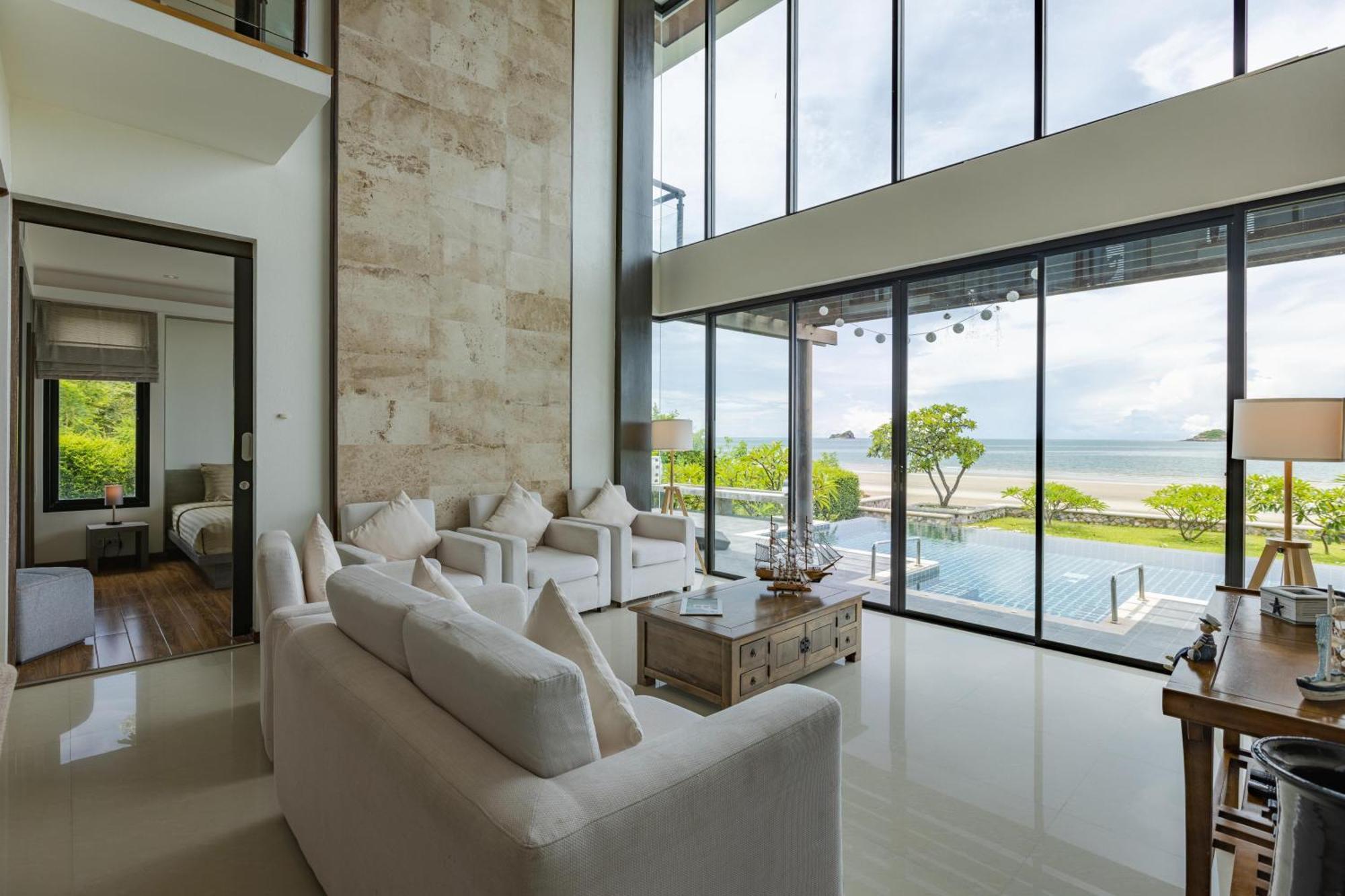 Beachfront Modern 4 Bedroom Pool Villa - Rv HHQ Zewnętrze zdjęcie