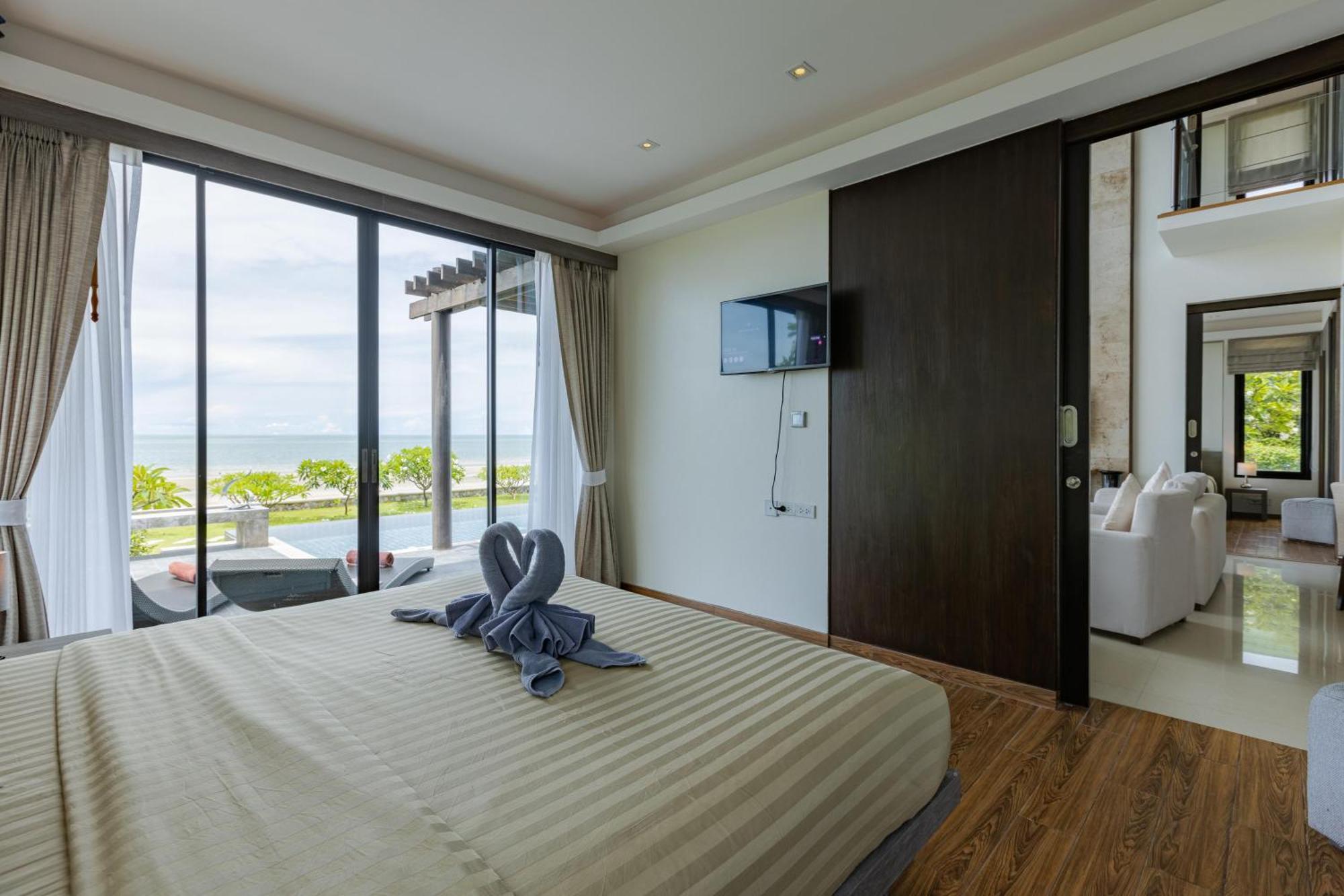 Beachfront Modern 4 Bedroom Pool Villa - Rv HHQ Zewnętrze zdjęcie